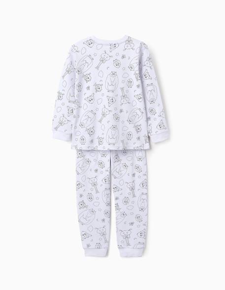 Pyjama à colorier émotions Blanc 3 - vertbaudet enfant 