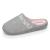 Chaussons mules en tissu polaire, semelle ergonomique confort Gris chiné 1 - vertbaudet enfant 