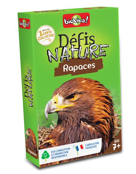 Jeu de cartes - défis nature -  rapaces -  fabriqué en france MULTICOLORE 1 - vertbaudet enfant 