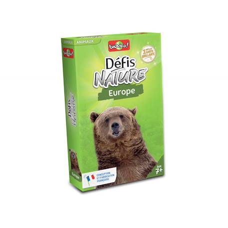 Jeu de cartes - défis nature -  europe -  fabriqué en france MULTICOLORE 1 - vertbaudet enfant 
