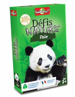 Jouet-Jeu de cartes - défis nature -  asie  -  fabriqué en france