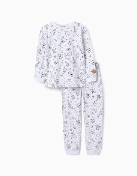 Bébé-Pyjama à colorier émotions
