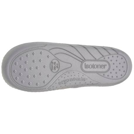 Chaussons mocassins enfilage facile, semelle ergonomique confort Gris chiné 4 - vertbaudet enfant 