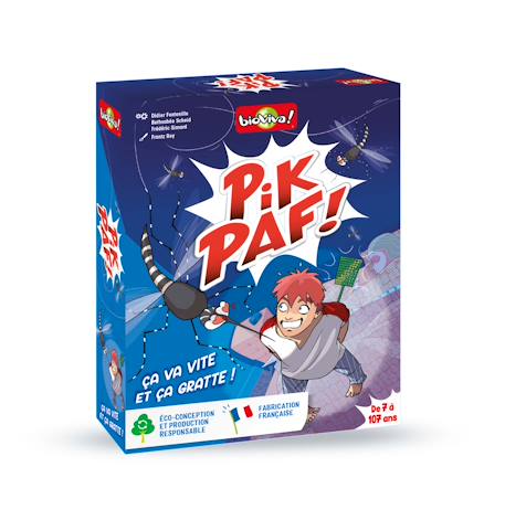 Jeu de cartes -pik paf ! - fabriqué en france MULTICOLORE 1 - vertbaudet enfant 