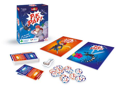 Jeu de cartes -pik paf ! - fabriqué en france MULTICOLORE 2 - vertbaudet enfant 