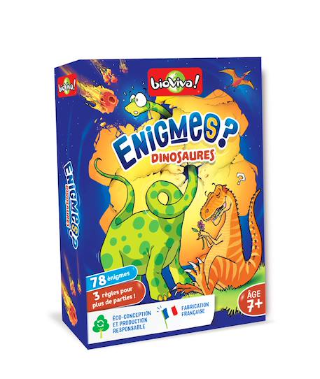 Jeu de cartes - enigmes -  dinosaures -  fabriqué en france MULTICOLORE 1 - vertbaudet enfant 