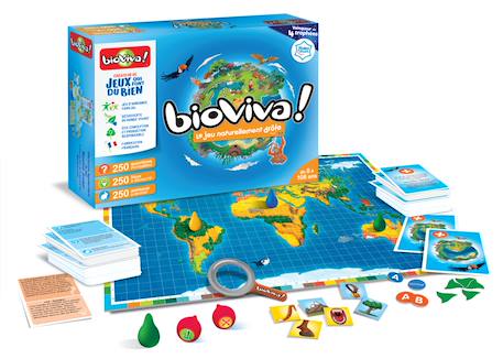 Jeu de société - jeu de plateau familial - Bioviva le jeu - fabriqué en france MULTICOLORE 2 - vertbaudet enfant 