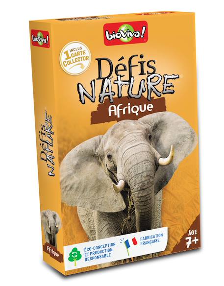 Jeu de cartes - défis nature -  afrique  -  fabriqué en france MULTICOLORE 1 - vertbaudet enfant 