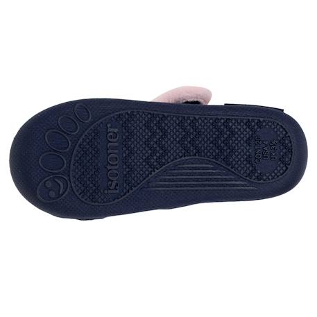 Chaussons bottillons à fermeture à scratch, bon maintien du pied, semelle antidérapante Marine 4 - vertbaudet enfant 