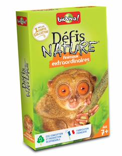 Jouet-Jeu de cartes - défis nature -  a. Extraordinaires  -  fabriqué en france