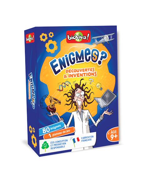 Jeu de cartes - enigmes -  découvertes & inventions -  fabriqué en france MULTICOLORE 1 - vertbaudet enfant 