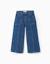 Jean wide leg avec coutures surélevées Bleu 1 - vertbaudet enfant 