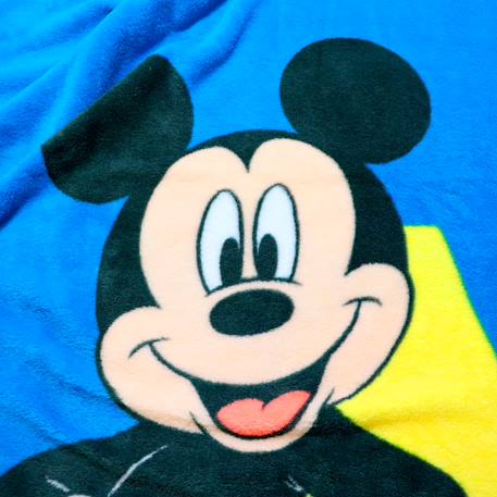Plaid polaire imprimé toucher extra doux, disney mickey good days Bleu 3 - vertbaudet enfant 