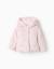 Blouson pelucheux avec capuche Rose clair 1 - vertbaudet enfant 