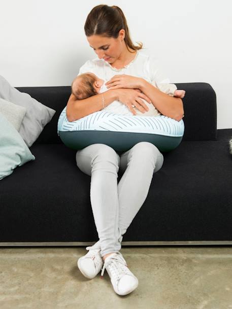 Coussin de maternité Doomoo beige imprimé+Buddy ethnic+Buddy taupe+Tetra sand 10 - vertbaudet enfant 