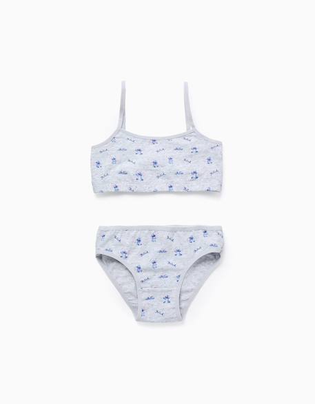 Haut + culottes lilo et stitch Gris clair 1 - vertbaudet enfant 