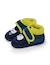 Chaussons bottillons à fermeture à scratch, bon maintien du pied, semelle antidérapante Marine 6 - vertbaudet enfant 