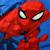 Serviette de bain et de plage imprimée 100% coton, spiderman super hero Bleu marine 3 - vertbaudet enfant 