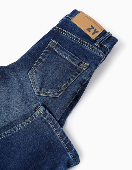 Jean coupe droite Bleu+Bleu foncé 8 - vertbaudet enfant 