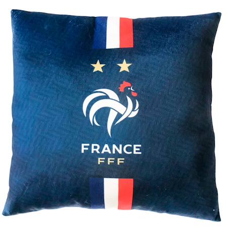 Coussin imprimé 100% coton, fff jacquard Bleu 1 - vertbaudet enfant 