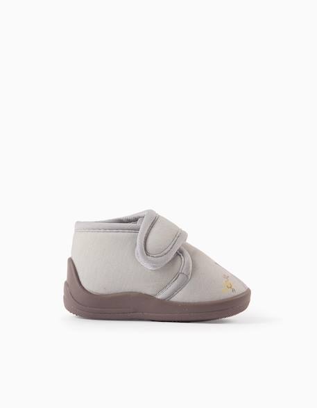 Pantoufles avec imprimé Gris clair 2 - vertbaudet enfant 