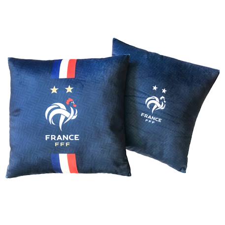 Coussin imprimé 100% coton, fff jacquard Bleu 3 - vertbaudet enfant 
