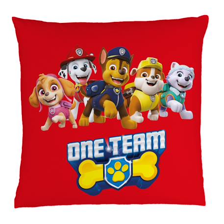 Coussin imprimé 100% polyester, pat patrouille ready for action Rouge 2 - vertbaudet enfant 