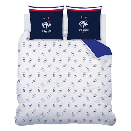 Parure de lit imprimée 100% coton, fff drapeau Bleu marine 4 - vertbaudet enfant 