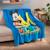 Plaid polaire imprimé toucher extra doux, disney mickey good days Bleu 2 - vertbaudet enfant 