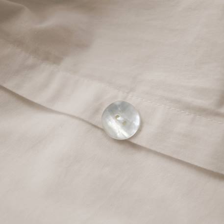 Housse de couette unie en coton, coton lavé Blanc+Bleu glacier+Bleu nuit+Caramel+Lichen+Lin+Miel+Nude+Terre cuite 30 - vertbaudet enfant 