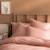 Housse de couette unie en coton, coton lavé Blanc+Bleu glacier+Bleu nuit+Caramel+Lichen+Lin+Miel+Nude+Terre cuite 38 - vertbaudet enfant 