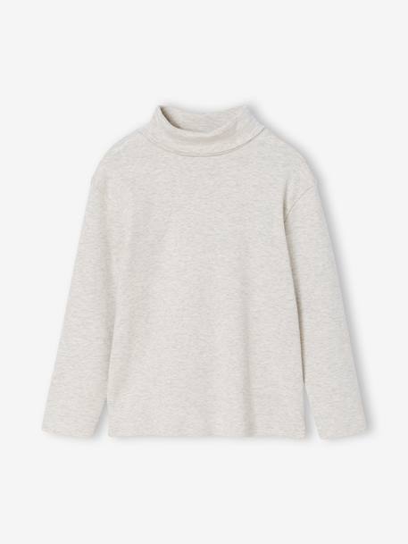 Lot de 3 sous-pulls garçon. kaki+LOT ARDOISE+LOT GRIS CLAIR CHINE 3 - vertbaudet enfant 