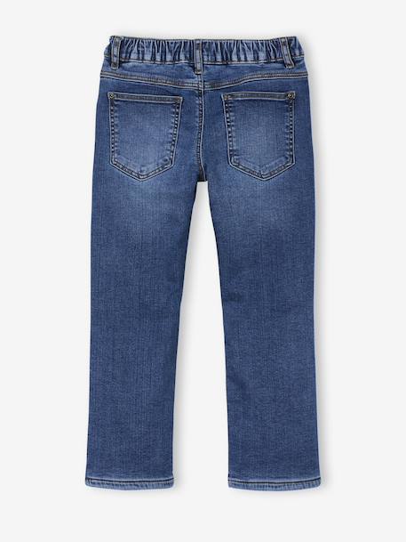 Jean denim doublé maille polaire garçon stone 5 - vertbaudet enfant 