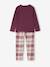 Pyjama fille Harry Potter en flanelle prune/carreaux 4 - vertbaudet enfant 