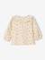 Blouse bébé imprimée en velours vanille 3 - vertbaudet enfant 