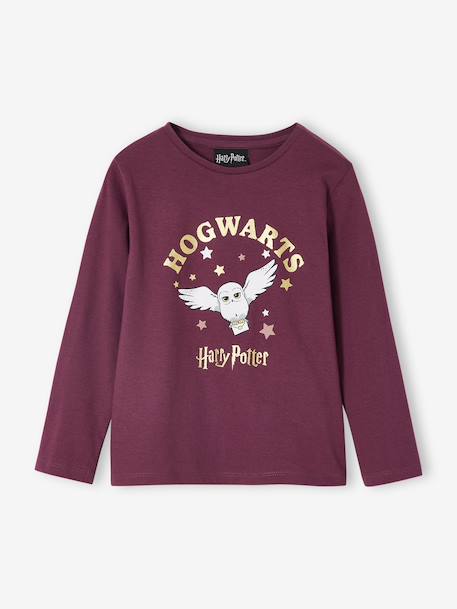 Pyjama fille Harry Potter en flanelle prune/carreaux 2 - vertbaudet enfant 