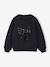 Sweat fille Noël noeud en sequins anthracite+rouge 1 - vertbaudet enfant 