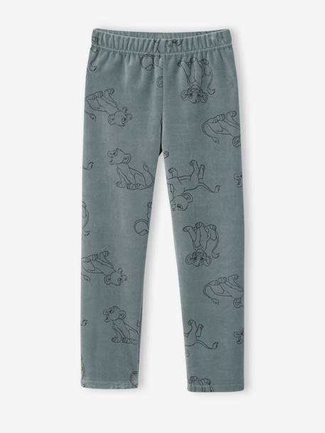Pyjama garçon Disney Le Roi Lion en velours Blanc/vert grisé 3 - vertbaudet enfant 