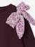 Sweat fille noeud en sequins prune 3 - vertbaudet enfant 