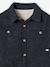 Chemise en flanelle doublée garçon gris chiné 6 - vertbaudet enfant 