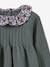 Robe en tricot col en tissu Liberty bébé olive 3 - vertbaudet enfant 