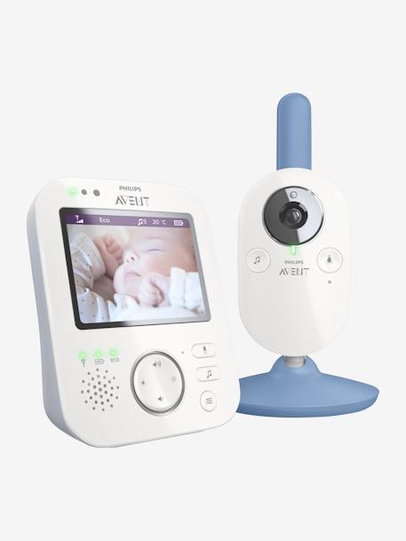 Ecoute-bébé vidéo numérique Philips AVENT FHSS SCD845 gris 1 - vertbaudet enfant 