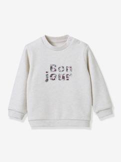 -Sweat lettres en tissu Liberty bébé coton biologique