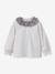T-shirt col en tissu Liberty bébé coton biologique rose 2 - vertbaudet enfant 