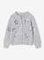 Gilet fille noël étoiles en sequins gris chiné 1 - vertbaudet enfant 