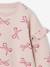 Sweat fille noël coeurs pailletés manches volantées écru+rose poudré 4 - vertbaudet enfant 