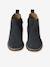 Boots enfant fille cuir élastiquées marine 4 - vertbaudet enfant 
