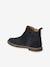 Boots enfant fille cuir élastiquées marine 3 - vertbaudet enfant 