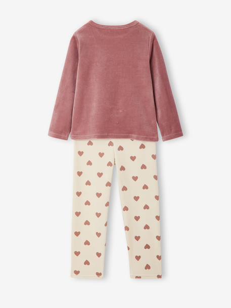 Pyjama fille Pat'Patrouille en velours Rose/écru 4 - vertbaudet enfant 