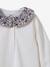 T-shirt col en tissu Liberty bébé coton biologique rose 3 - vertbaudet enfant 